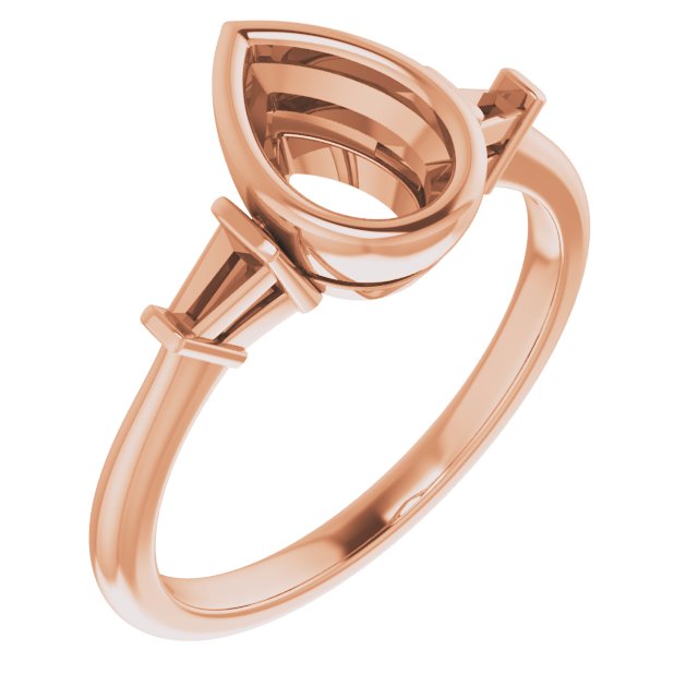 Bezel-Set Engagement Ring