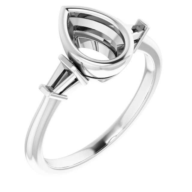 Bezel-Set Engagement Ring