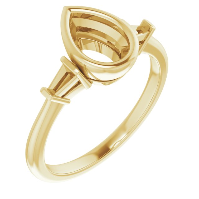 Bezel-Set Engagement Ring