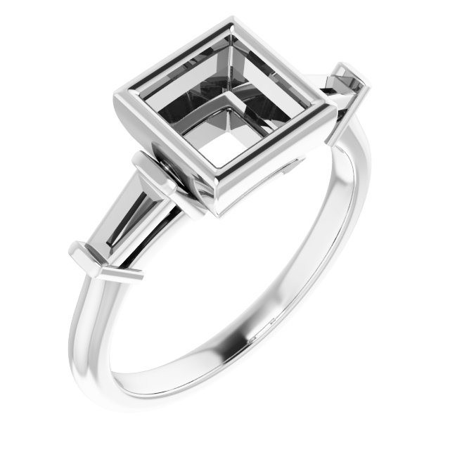 Bezel-Set Engagement Ring