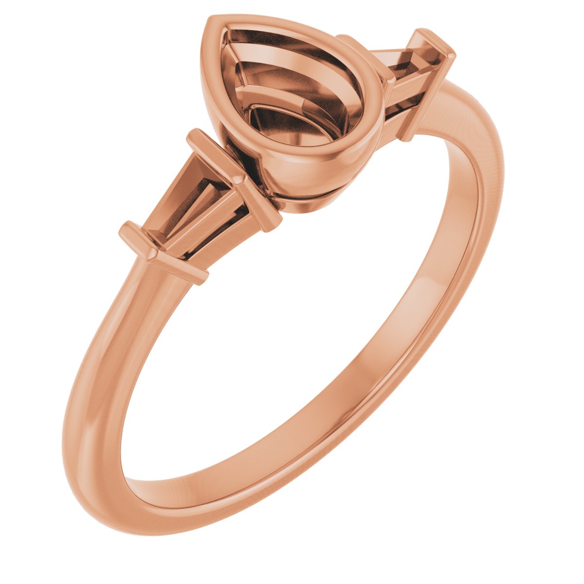 Bezel-Set Engagement Ring