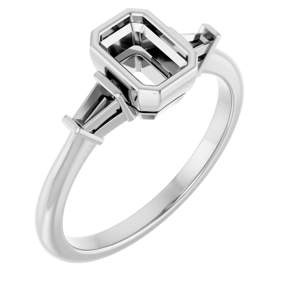 Bezel-Set Engagement Ring