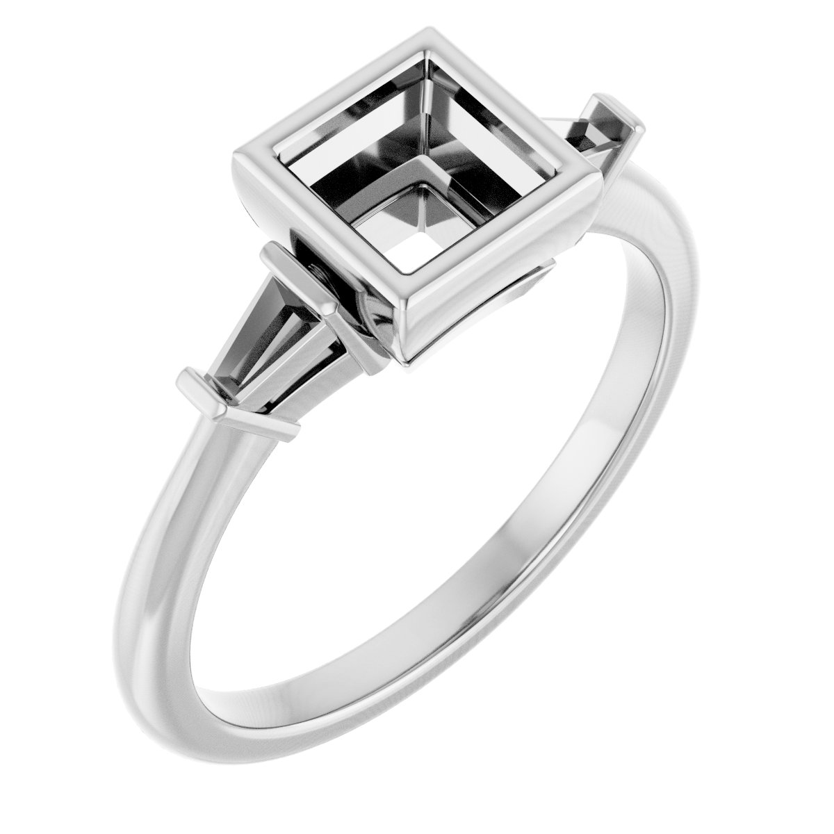 Bezel-Set Engagement Ring