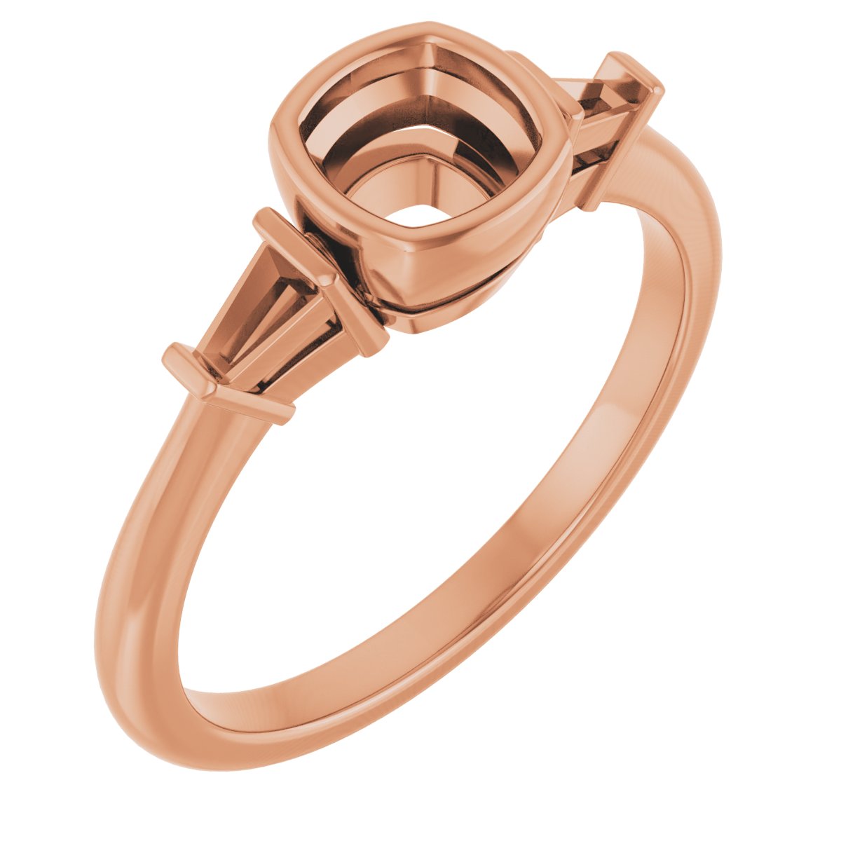 Bezel-Set Engagement Ring