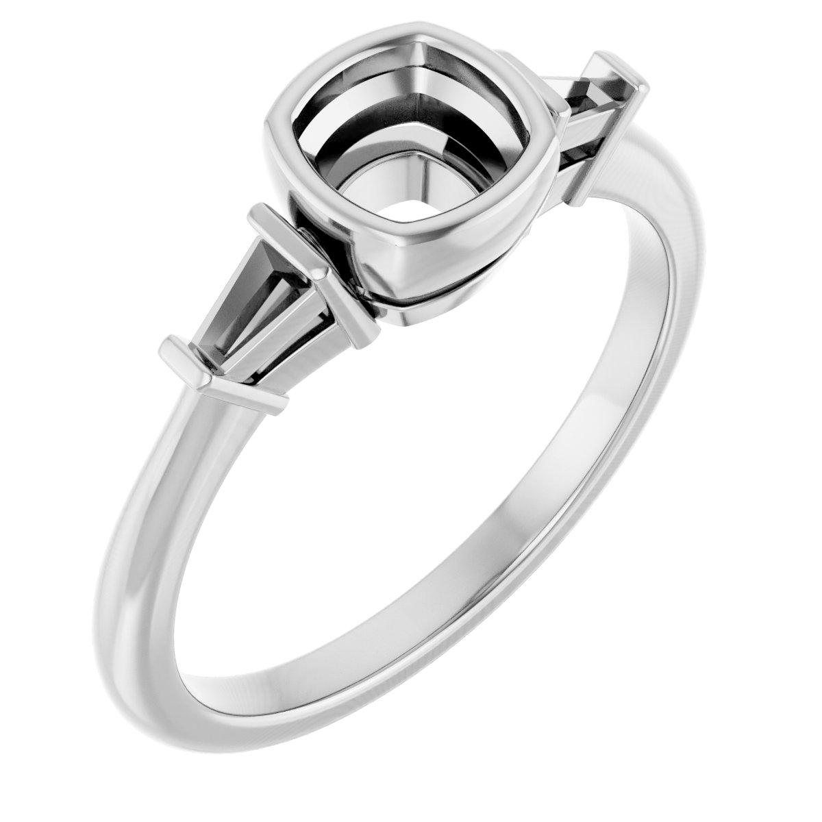 Bezel-Set Engagement Ring