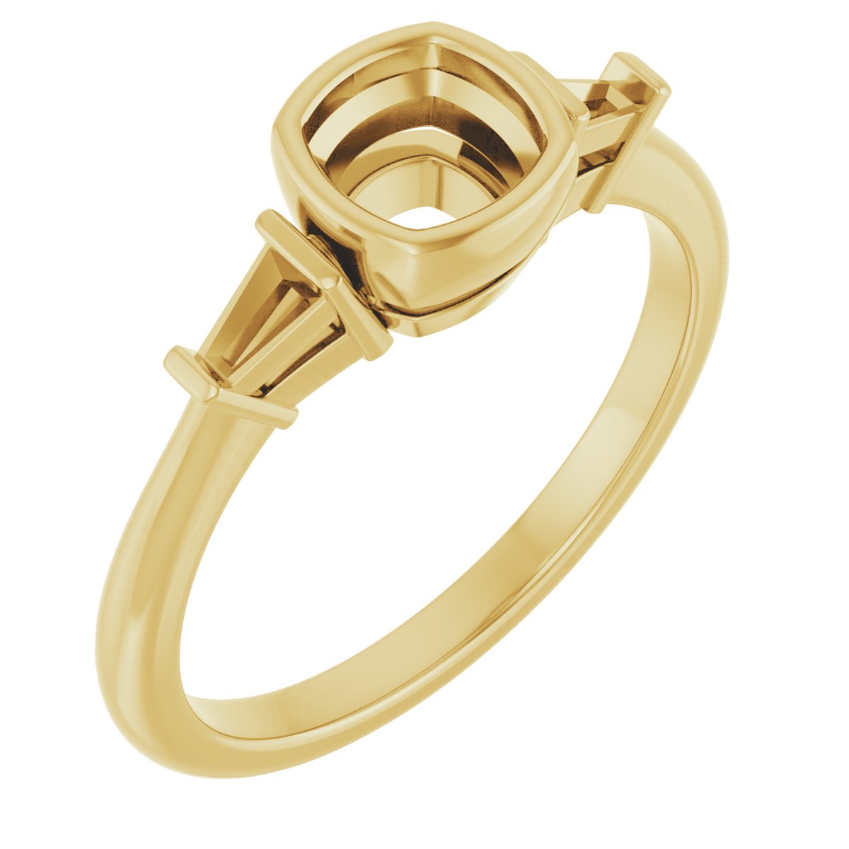 Bezel-Set Engagement Ring