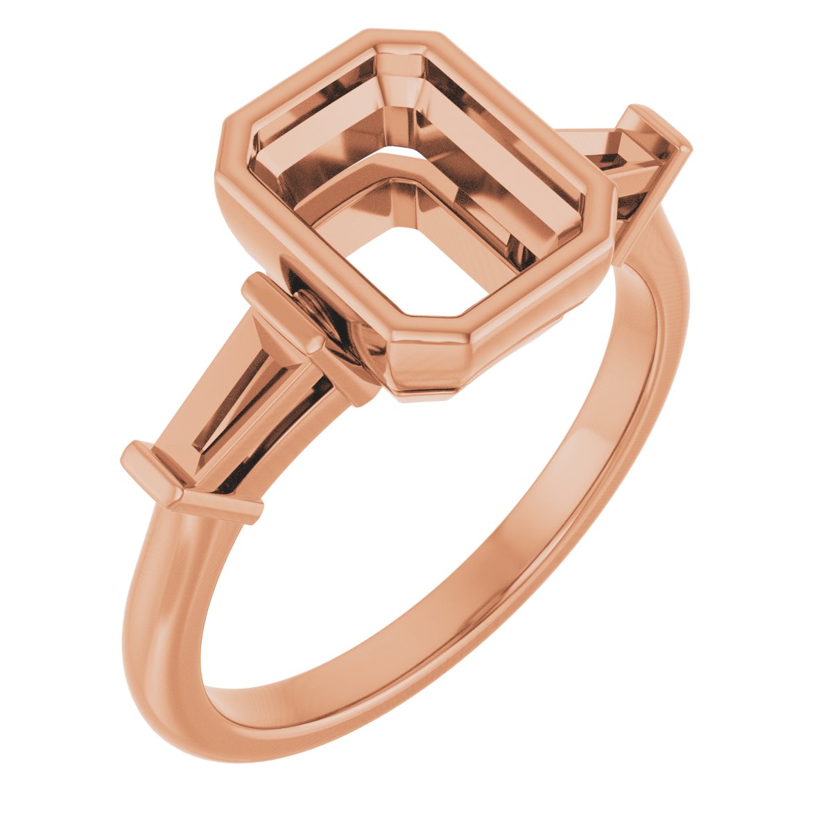 Bezel-Set Engagement Ring