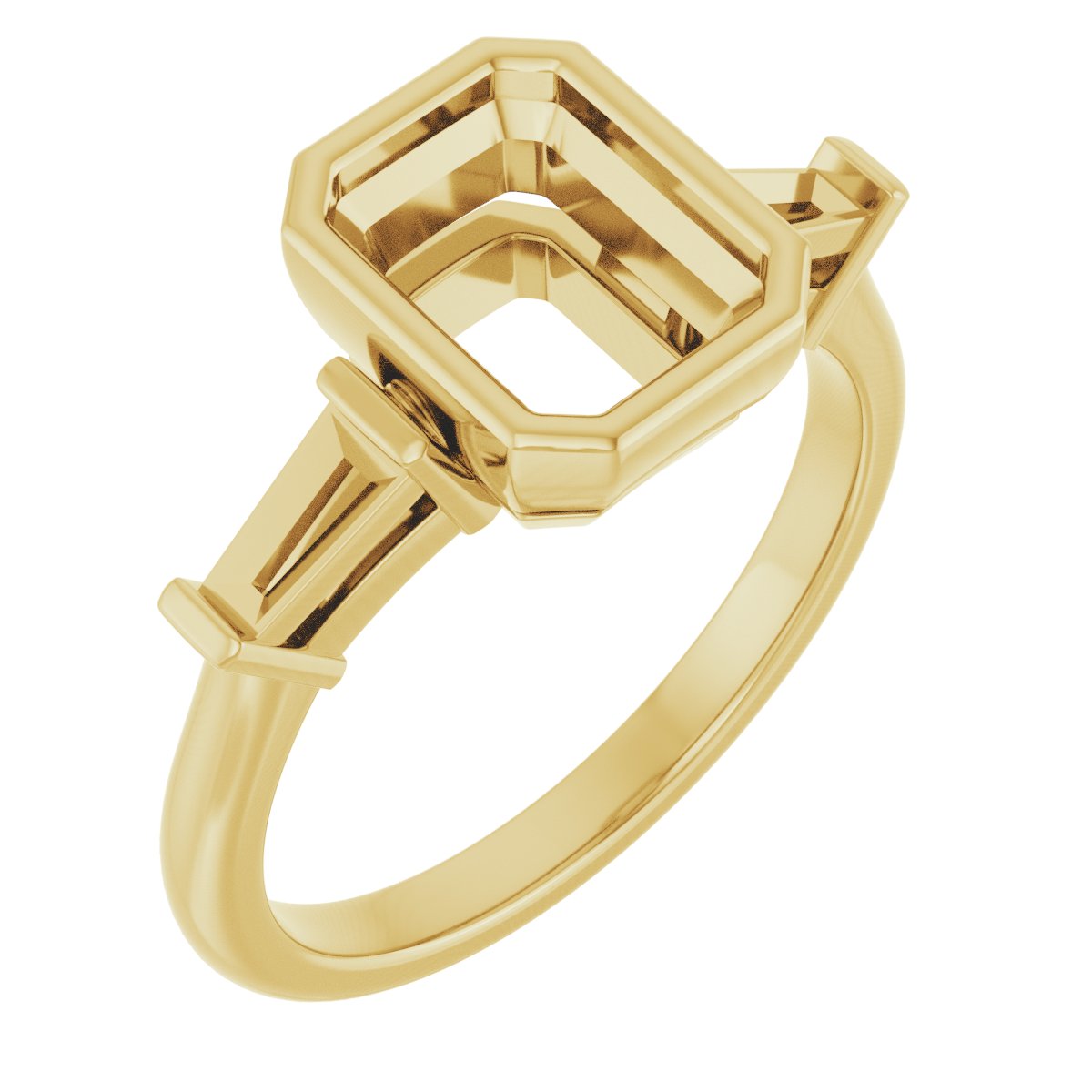 Bezel-Set Engagement Ring