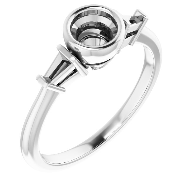 Bezel-Set Engagement Ring