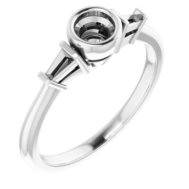 Bezel-Set Engagement Ring