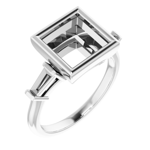 Bezel-Set Engagement Ring