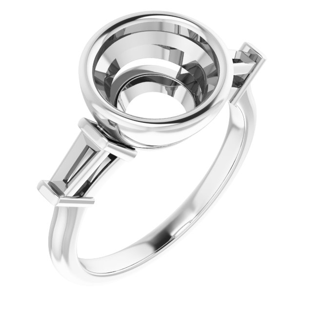 Bezel-Set Engagement Ring