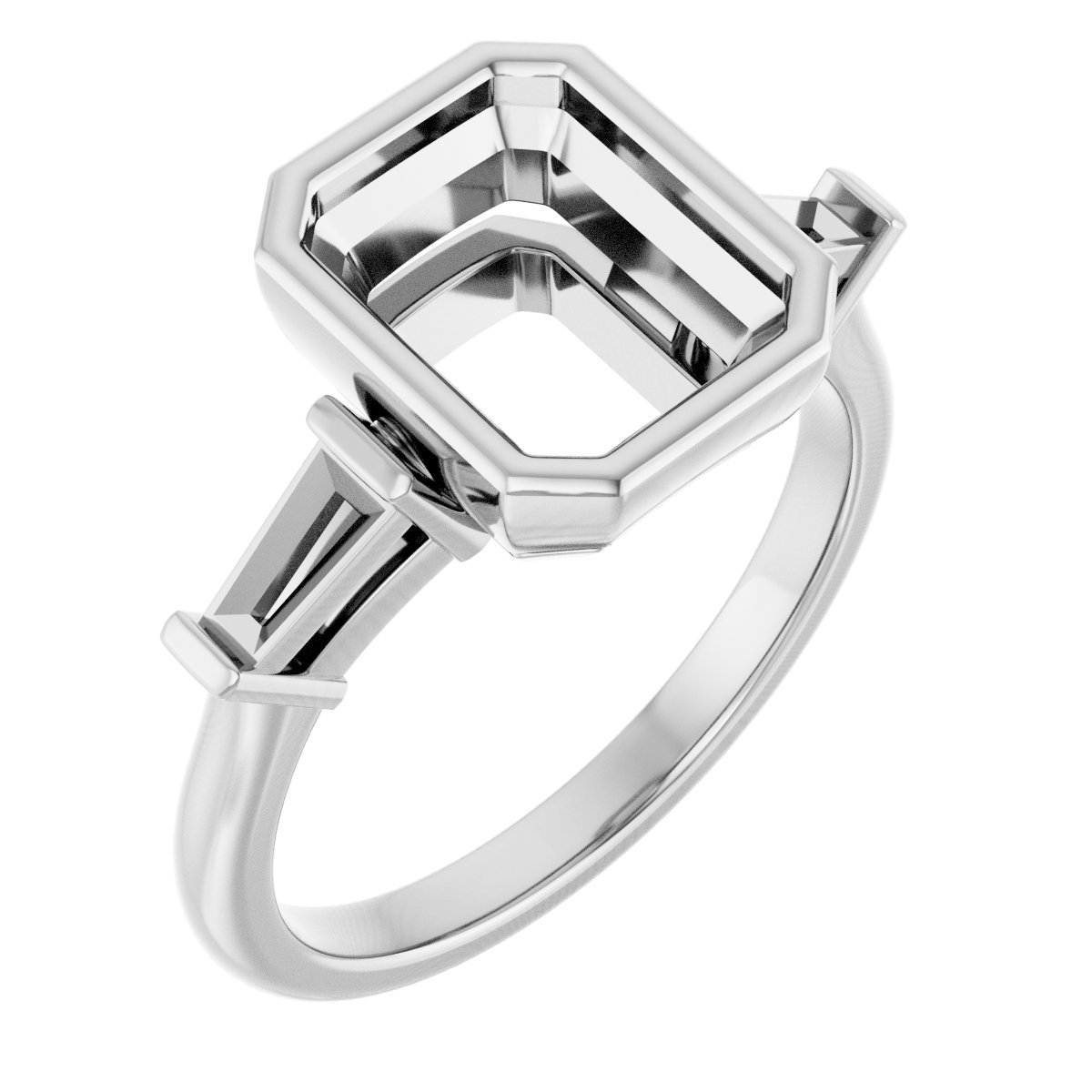 Bezel-Set Engagement Ring