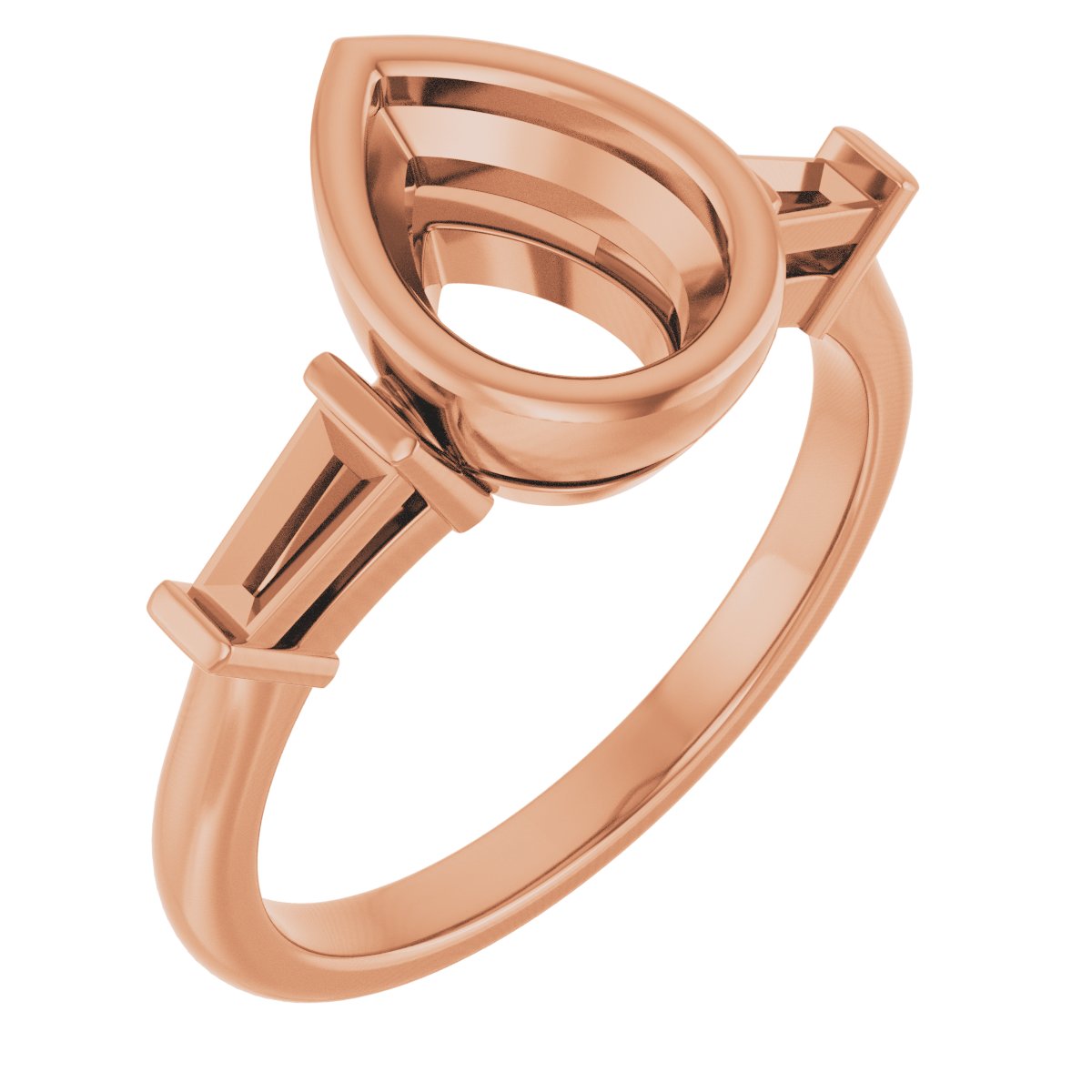 Bezel-Set Engagement Ring