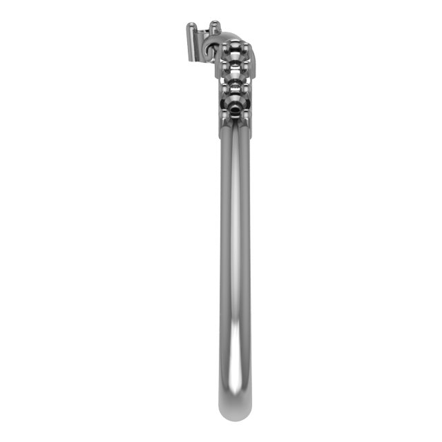Band Mounting for 6 mm Square Ring view 4