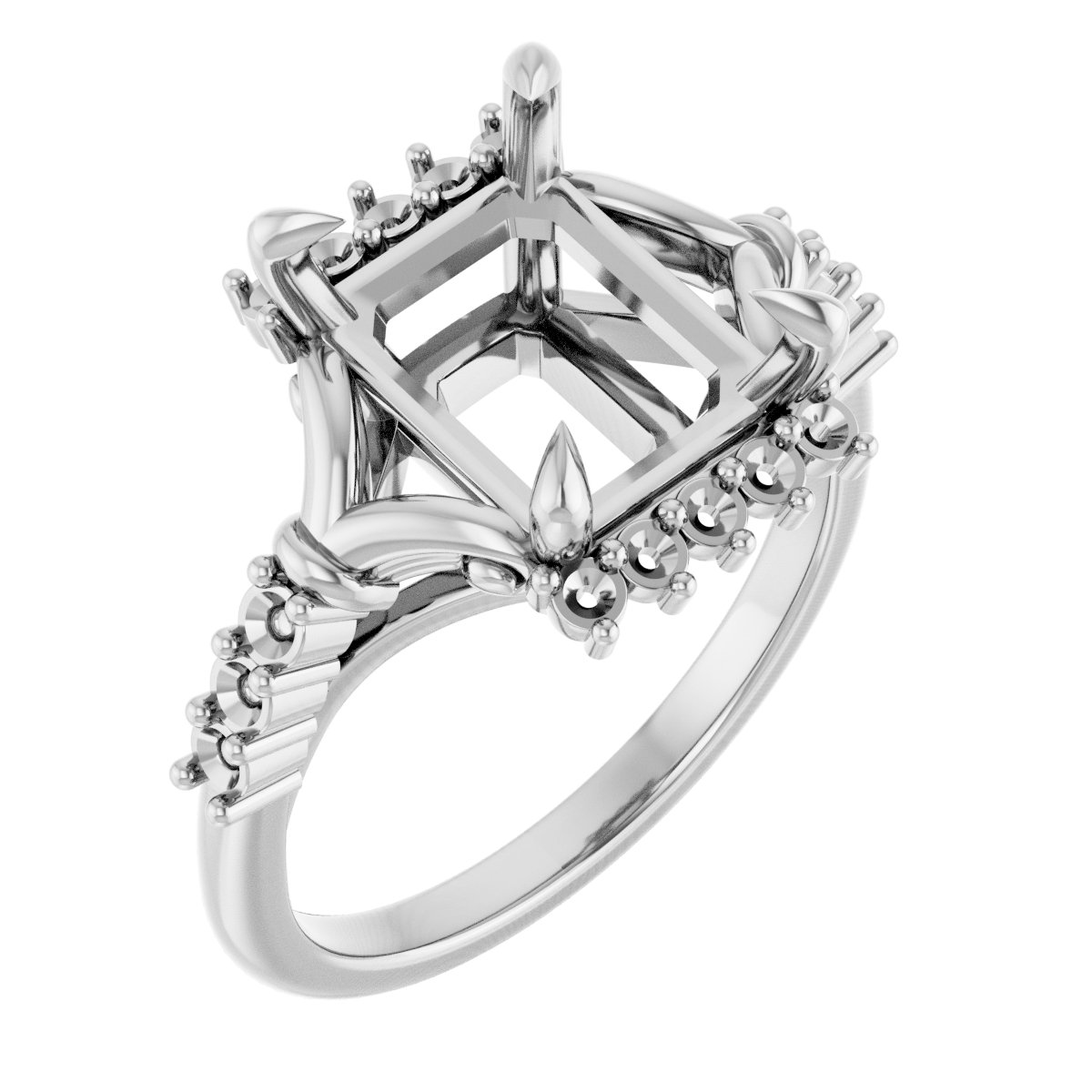 Accented Engagement Ring