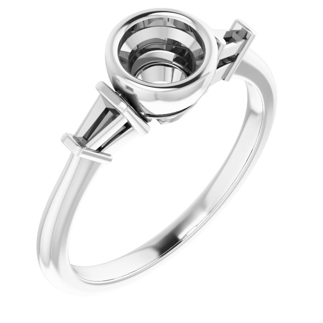 Bezel-Set Engagement Ring