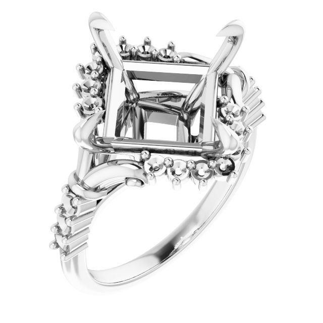 Accented Engagement Ring