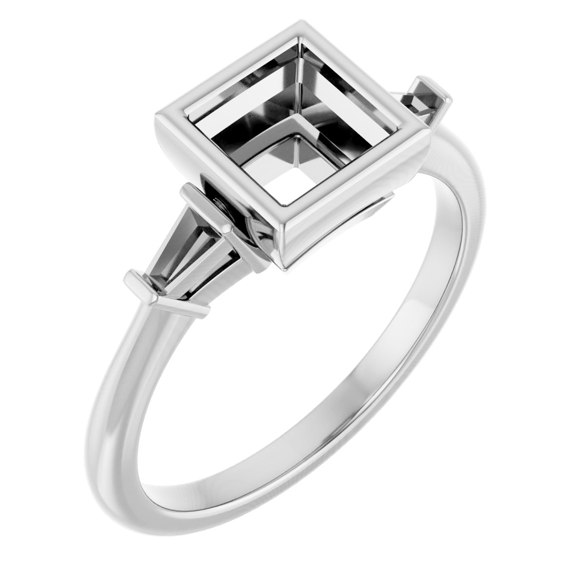 Bezel-Set Engagement Ring