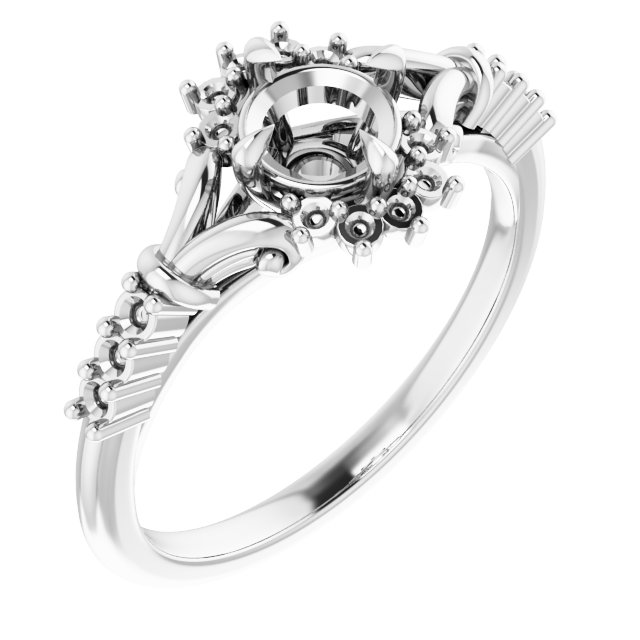 Accented Engagement Ring