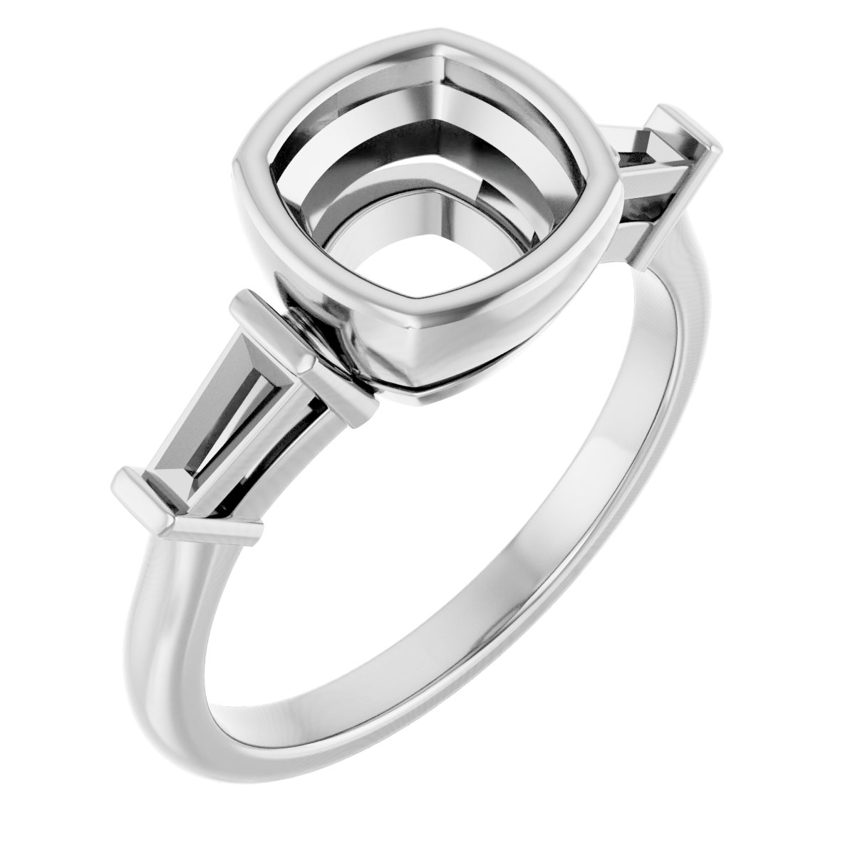 Bezel-Set Engagement Ring