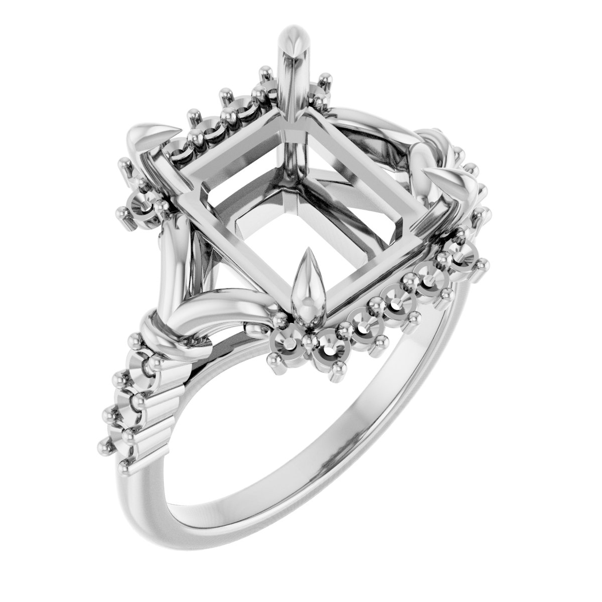 Accented Engagement Ring