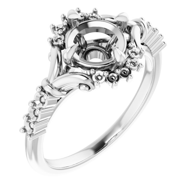 Accented Engagement Ring