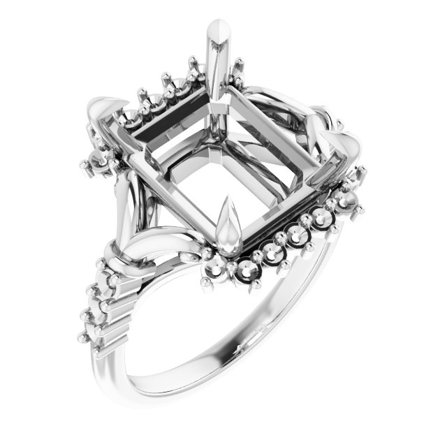 Accented Engagement Ring