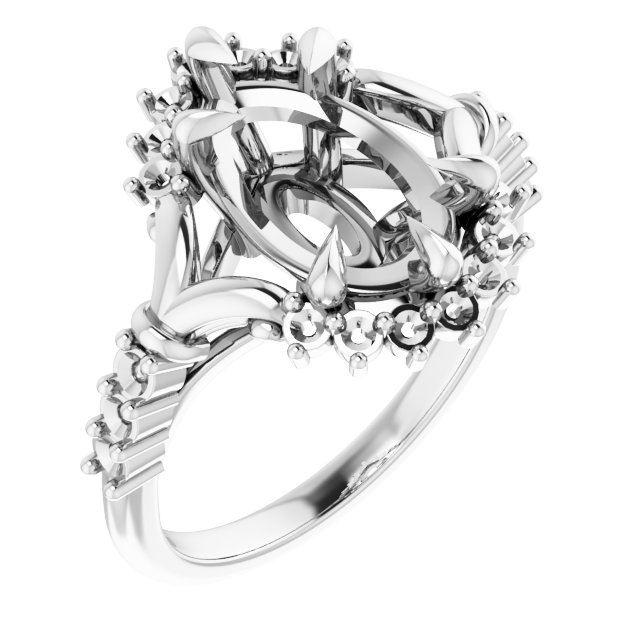 Accented Engagement Ring