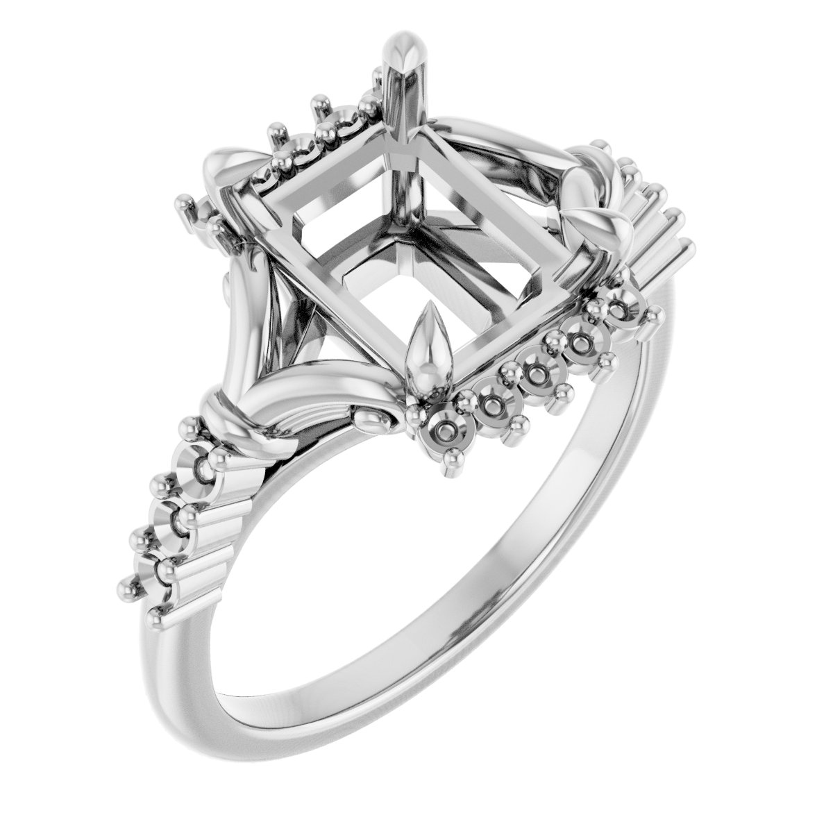 Accented Engagement Ring
