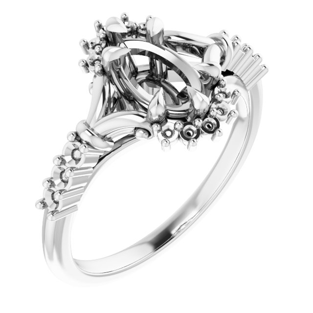 Accented Engagement Ring