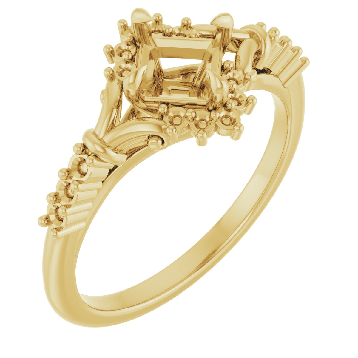 Accented Engagement Ring