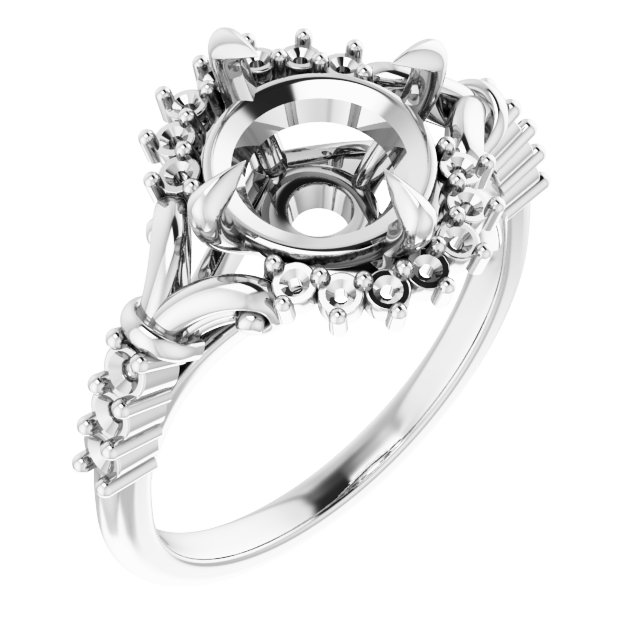 Accented Engagement Ring