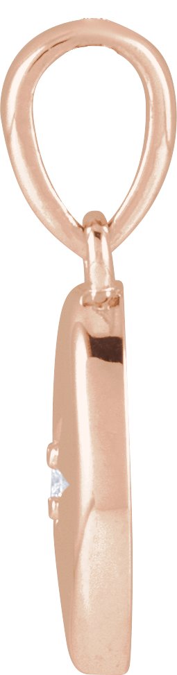 Alternative view of Accented Star Pendant