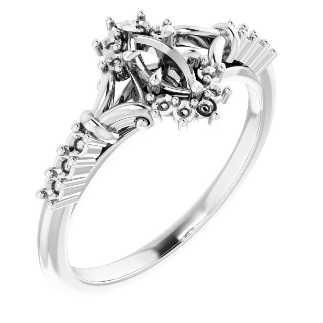 Accented Engagement Ring