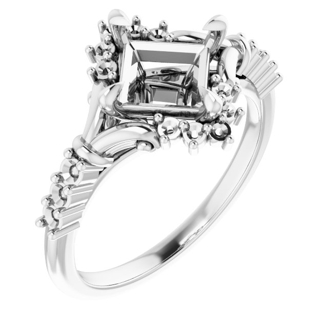 Accented Engagement Ring