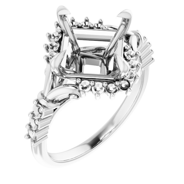 Accented Engagement Ring