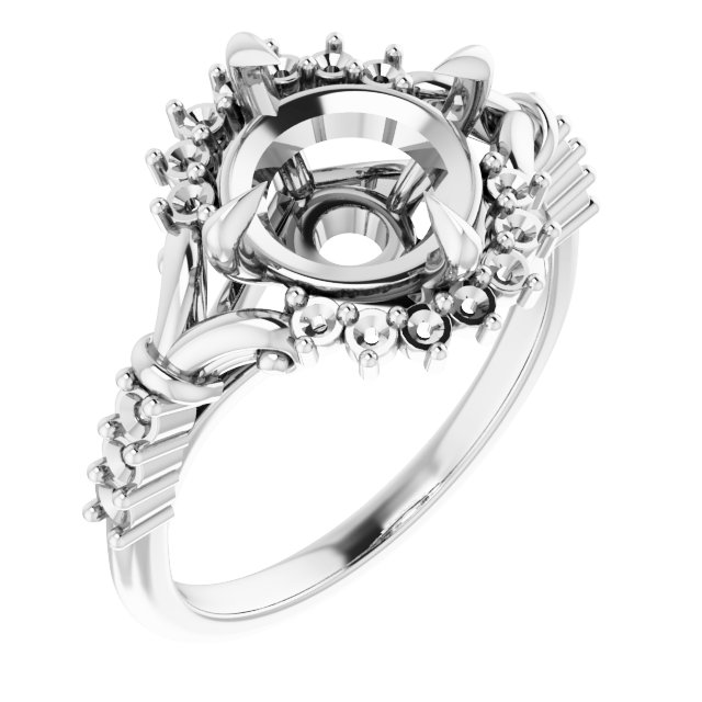 Accented Engagement Ring