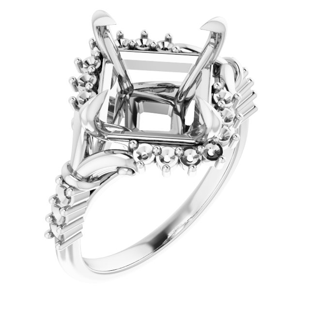 Accented Engagement Ring