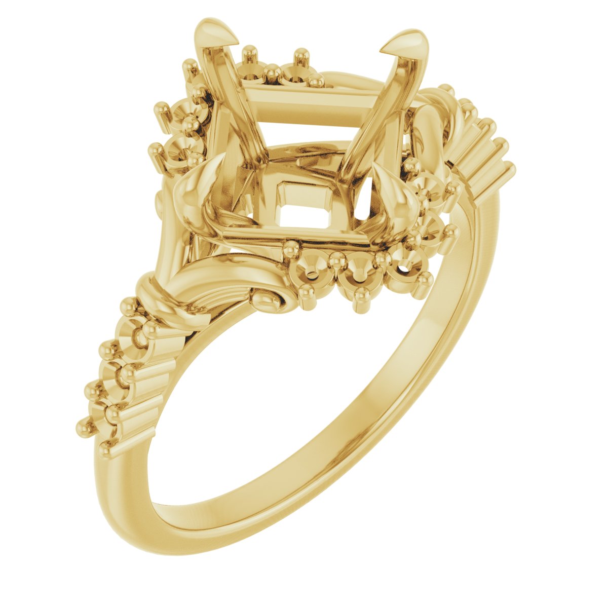 Accented Engagement Ring