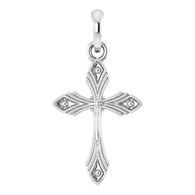 Vintage-Inspired Cross Necklace or Pendant