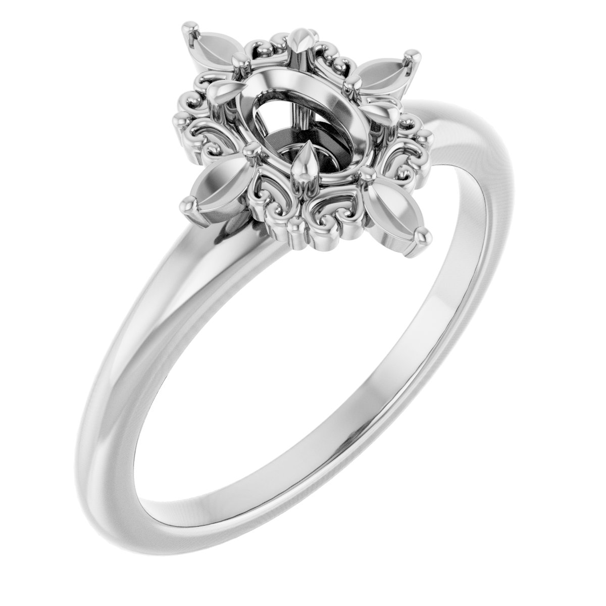 14k White Gold