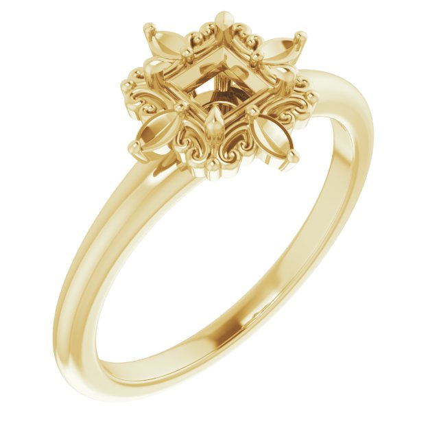 14k Yellow Gold