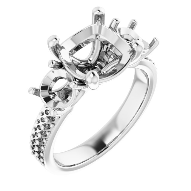 Three-Stone Engagement Ring