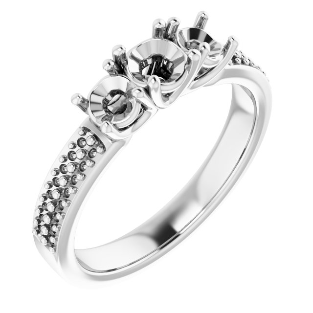 Three-Stone Engagement Ring