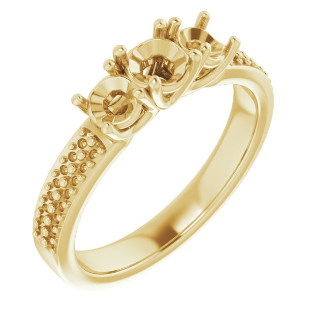Three-Stone Engagement Ring