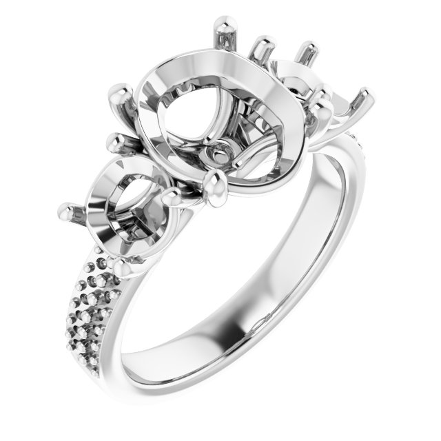 Three-Stone Engagement Ring