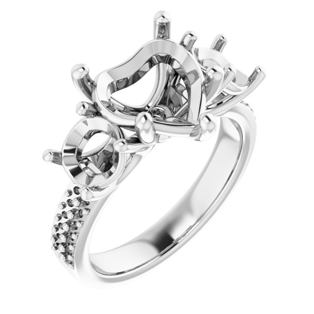 Three-Stone Engagement Ring