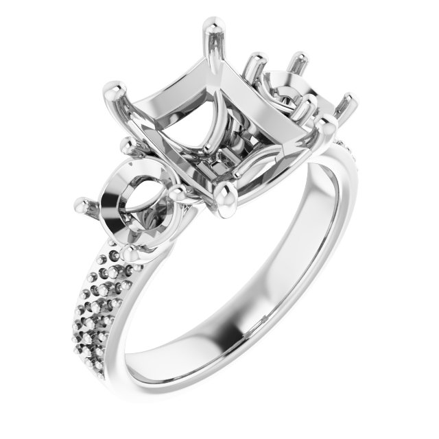 Three-Stone Engagement Ring