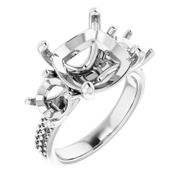Three-Stone Engagement Ring